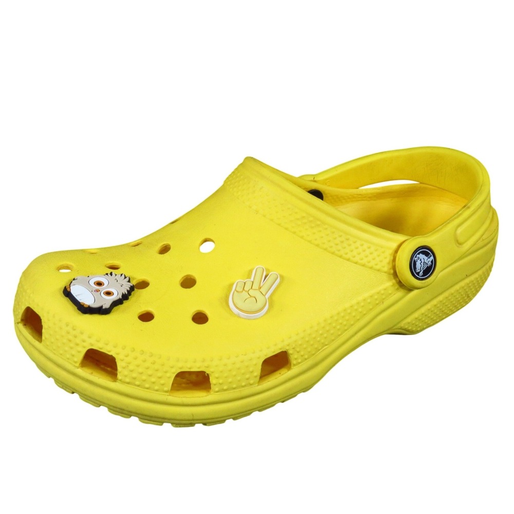 Crocs Classic Clogs Women Shoe‎ Size 8 Casual Comfort Water Friendly Yellow